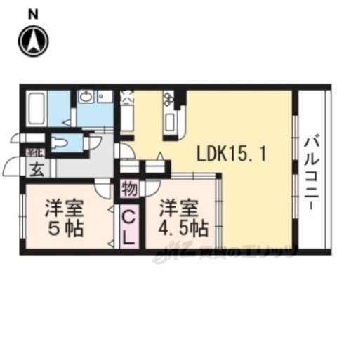 滋賀県大津市国分１ 石山駅 2LDK マンション 賃貸物件詳細