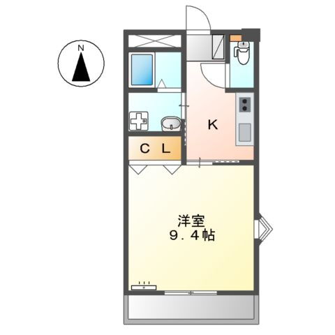 愛知県尾張旭市庄中町２ 印場駅 1K アパート 賃貸物件詳細