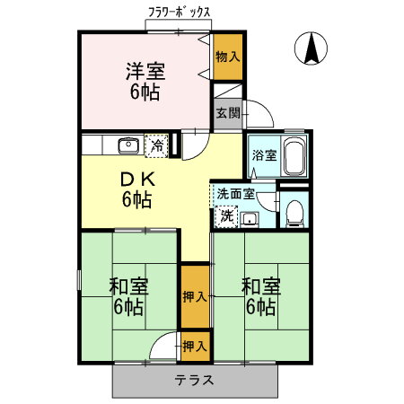 兵庫県姫路市御国野町国分寺 御着駅 3DK アパート 賃貸物件詳細
