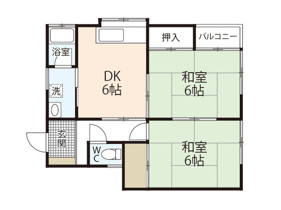 広島県広島市西区草津新町１ 草津南駅 2DK アパート 賃貸物件詳細