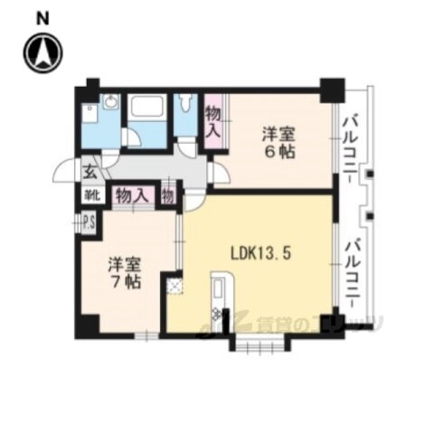 京都府京都市下京区西七条掛越町 西院駅 2LDK マンション 賃貸物件詳細