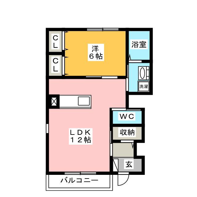 岐阜県羽島郡岐南町徳田２ 岐南駅 1LDK アパート 賃貸物件詳細