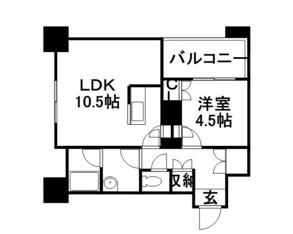 北海道札幌市中央区南三条東３ バスセンター前駅 1LDK マンション 賃貸物件詳細