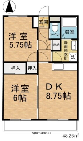 長野県松本市横田１ 松本駅 2DK マンション 賃貸物件詳細
