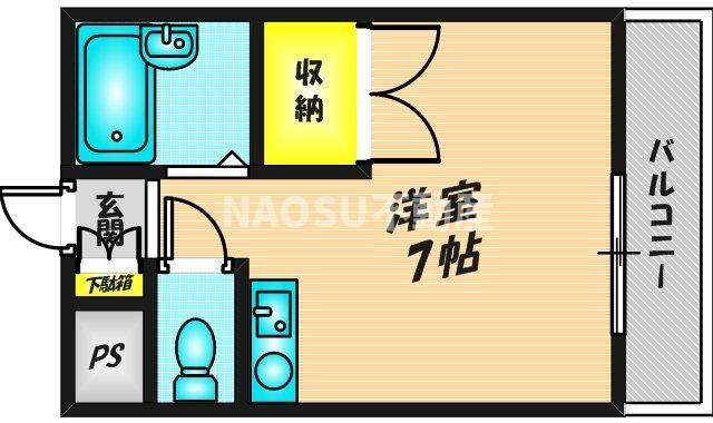 大阪府東大阪市西石切町４ 新石切駅 ワンルーム マンション 賃貸物件詳細
