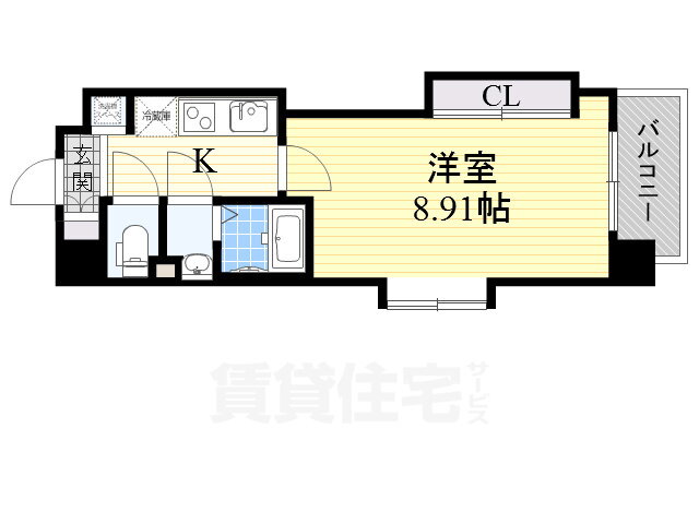 大阪府大阪市浪速区浪速西１ なんば駅 1K マンション 賃貸物件詳細