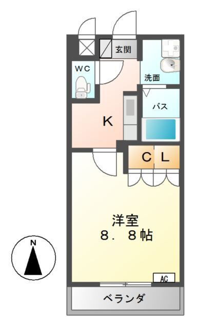 栃木県河内郡上三川町しらさぎ３ 石橋駅 1K アパート 賃貸物件詳細