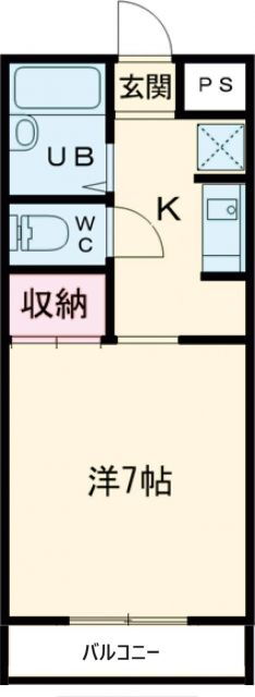 茨城県土浦市永国 土浦駅 1K アパート 賃貸物件詳細