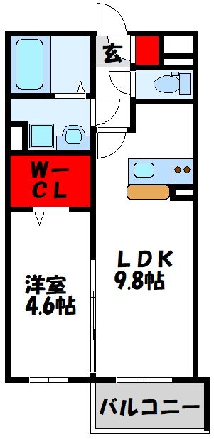 福岡県宗像市土穴３ 赤間駅 1LDK マンション 賃貸物件詳細