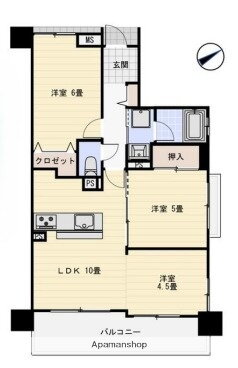 兵庫県姫路市飾磨区三宅１ 亀山駅 3LDK マンション 賃貸物件詳細
