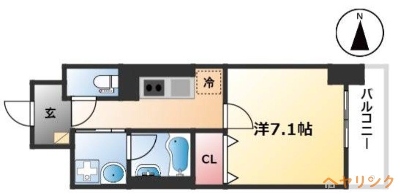 愛知県名古屋市北区杉栄町３ 志賀本通駅 1K マンション 賃貸物件詳細