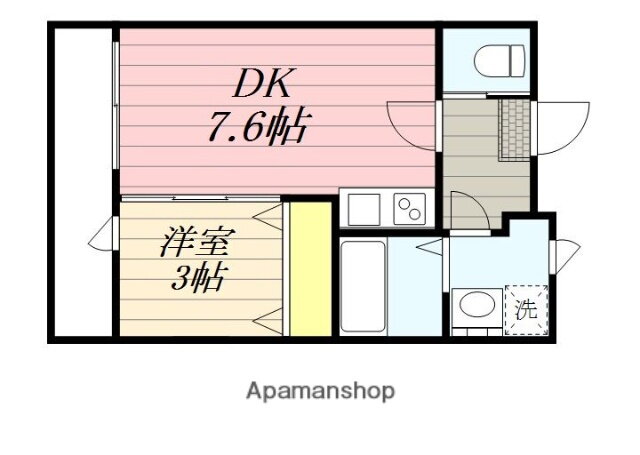 千葉県千葉市中央区寒川町３ 本千葉駅 1DK アパート 賃貸物件詳細
