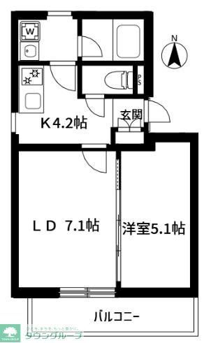 仮称）防音マンションＫＩ－４１８ 4階 2K 賃貸物件詳細