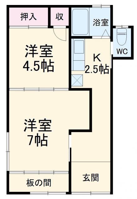 埼玉県さいたま市南区文蔵３ 南浦和駅 2K アパート 賃貸物件詳細