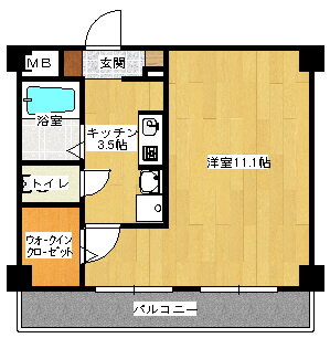 広島県安芸郡海田町南大正町 海田市駅 1K マンション 賃貸物件詳細