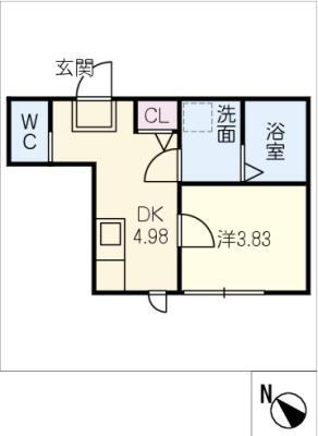 愛知県名古屋市南区呼続４ 桜駅 1DK アパート 賃貸物件詳細