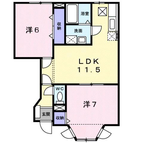 岡山県倉敷市宮前 倉敷駅 2LDK アパート 賃貸物件詳細