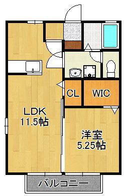 福岡県北九州市八幡西区三ケ森１ 三ヶ森駅 1LDK アパート 賃貸物件詳細