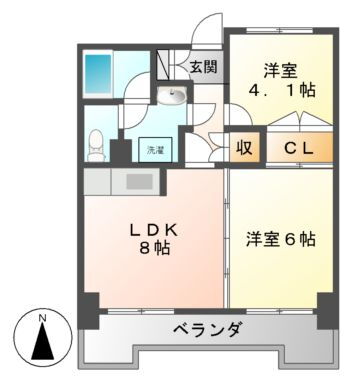 愛知県名古屋市中区新栄１ 矢場町駅 2DK マンション 賃貸物件詳細