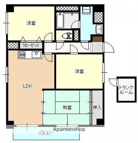 広島県広島市西区草津梅が台 新井口駅 3LDK マンション 賃貸物件詳細