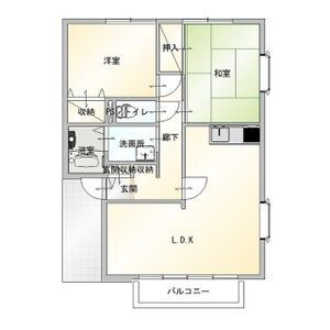 栃木県宇都宮市中今泉４ 宇都宮駅 2LDK アパート 賃貸物件詳細