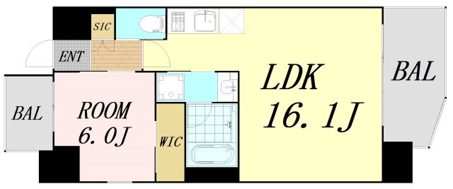 プレジオ梅田 3階 1LDK 賃貸物件詳細