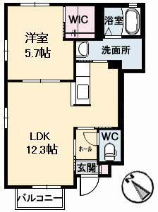 広島県福山市川口町４ 福山駅 1LDK アパート 賃貸物件詳細