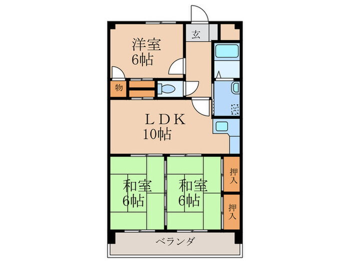 福岡県北九州市八幡西区萩原１ 萩原駅 3LDK マンション 賃貸物件詳細