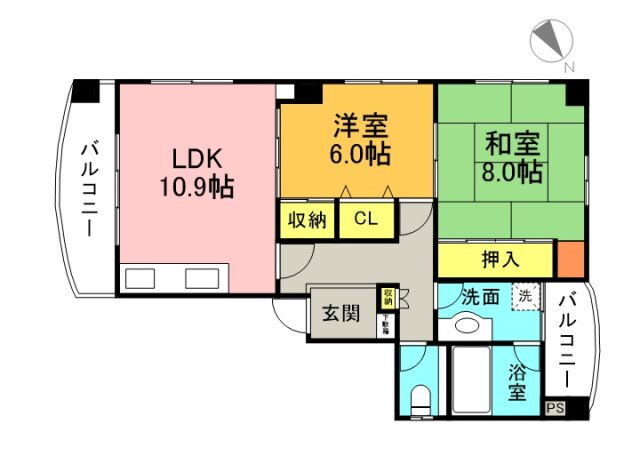 広島県広島市中区榎町 十日市町駅 2LDK マンション 賃貸物件詳細