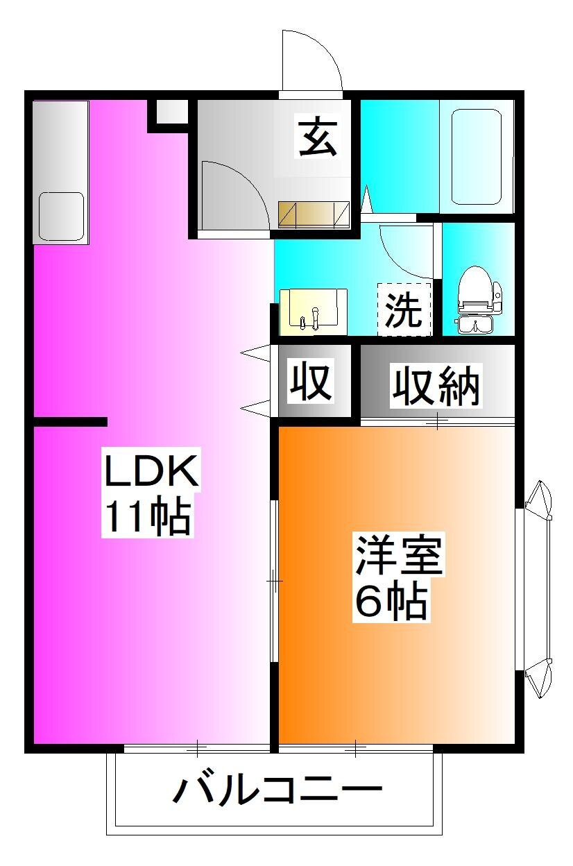 埼玉県蕨市錦町１ 戸田駅 1LDK アパート 賃貸物件詳細