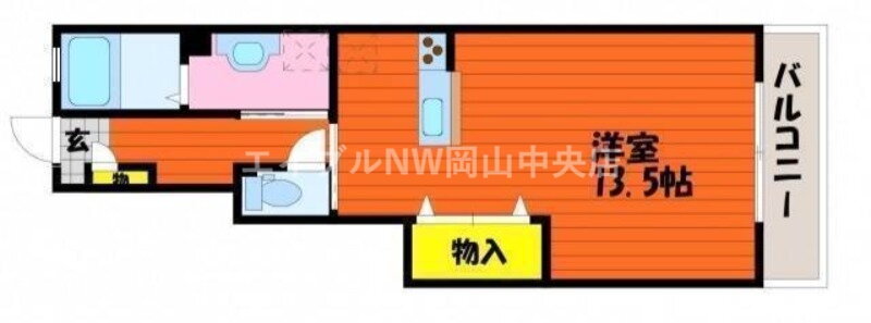 岡山県岡山市北区白石西新町 岡山駅 ワンルーム アパート 賃貸物件詳細
