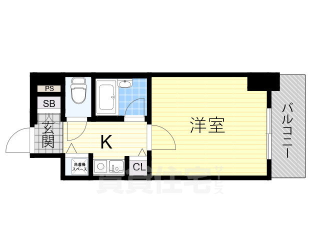 大阪府大阪市西区北堀江２ 西大橋駅 1K マンション 賃貸物件詳細