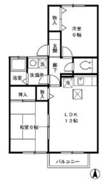 東京都小平市回田町 一橋学園駅 2LDK アパート 賃貸物件詳細