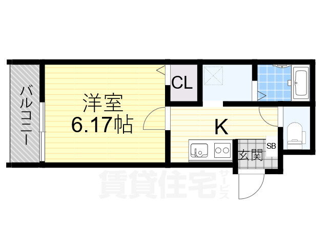 セイム宮之阪 3階 1K 賃貸物件詳細