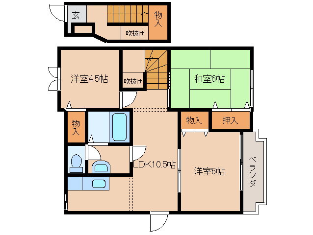 奈良県大和郡山市矢田町 大和小泉駅 3LDK アパート 賃貸物件詳細