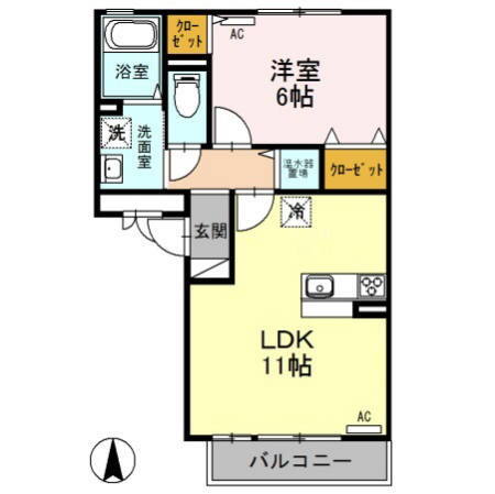 新潟県新潟市西区ときめき東１ 新潟駅 1LDK アパート 賃貸物件詳細