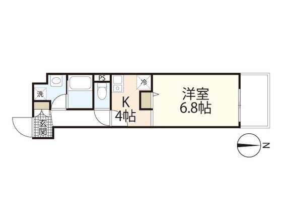 広島県広島市中区南千田東町 御幸橋駅 1K マンション 賃貸物件詳細