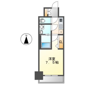 愛知県名古屋市西区新道１ 浅間町駅 1K マンション 賃貸物件詳細