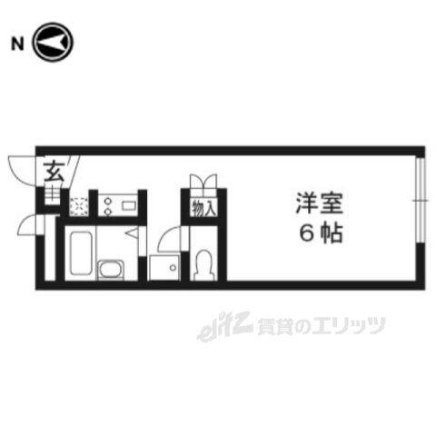 京都府京都市右京区太秦下角田町 太秦広隆寺駅 1K アパート 賃貸物件詳細