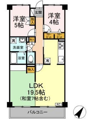 東京都葛飾区細田４ 京成高砂駅 2LDK マンション 賃貸物件詳細
