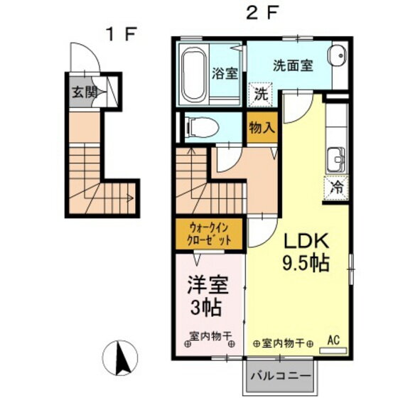 Ｒｏｙａｌ西荒屋 2階 1LDK 賃貸物件詳細