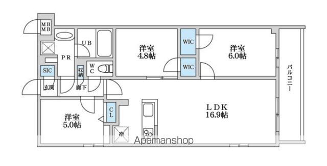 東京都杉並区宮前４ 富士見ヶ丘駅 3LDK マンション 賃貸物件詳細
