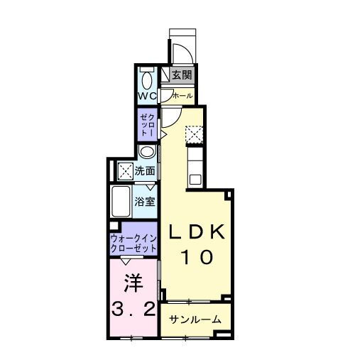 栃木県宇都宮市平松本町 宇都宮駅 1LDK アパート 賃貸物件詳細