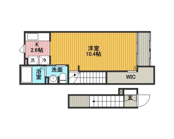 神奈川県相模原市南区相模台４ 小田急相模原駅 1K アパート 賃貸物件詳細