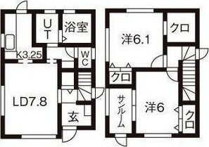 岩手県花巻市南万丁目 花巻駅 2LDK 一戸建て 賃貸物件詳細