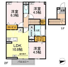 東京都西東京市新町５ 武蔵境駅 3LDK アパート 賃貸物件詳細