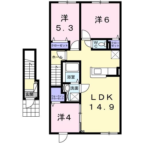 北海道旭川市豊岡五条７ 旭川駅 3LDK アパート 賃貸物件詳細