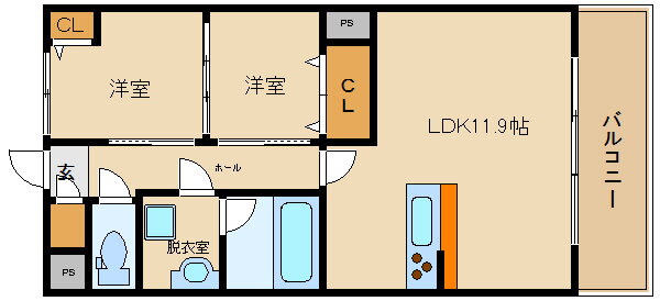 大阪府藤井寺市林２ 土師ノ里駅 2LDK マンション 賃貸物件詳細
