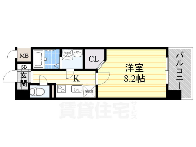 大阪府大阪市東成区中道１ 森ノ宮駅 1K マンション 賃貸物件詳細