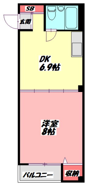 大阪府大阪市旭区大宮４ 千林大宮駅 1DK マンション 賃貸物件詳細